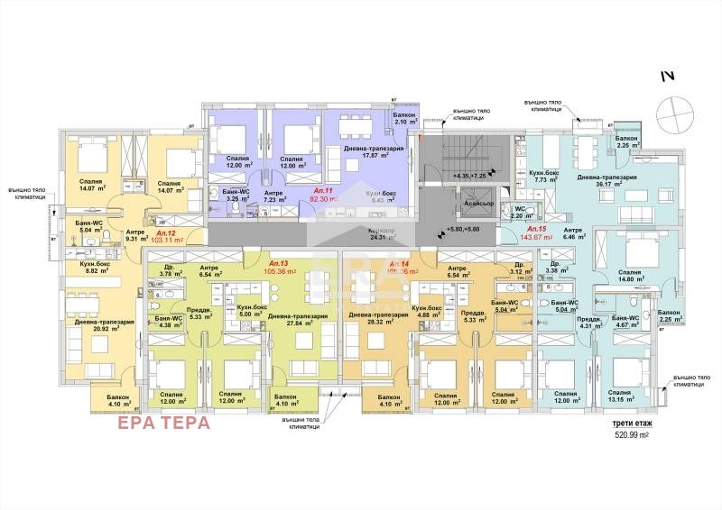 Продава 3-СТАЕН, гр. София, м-т Гърдова глава, снимка 3 - Апартаменти - 52735911