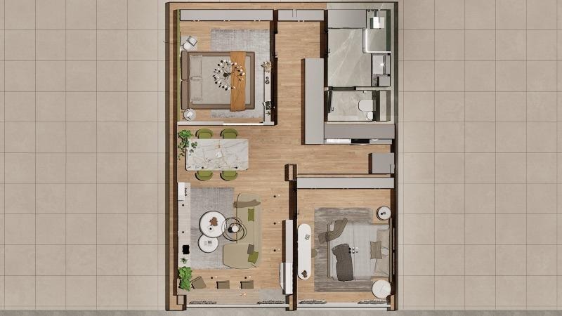 À vendre  2 chambres Bourgas , Zornitsa , 83 m² | 77873168 - image [9]
