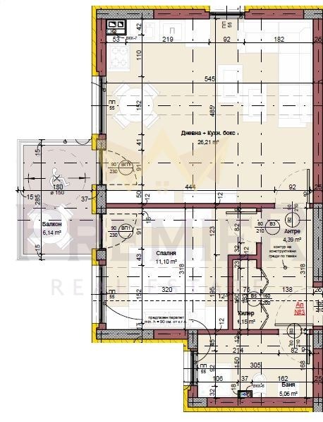 Продава 2-СТАЕН, гр. Варна, Виница, снимка 5 - Апартаменти - 54740349