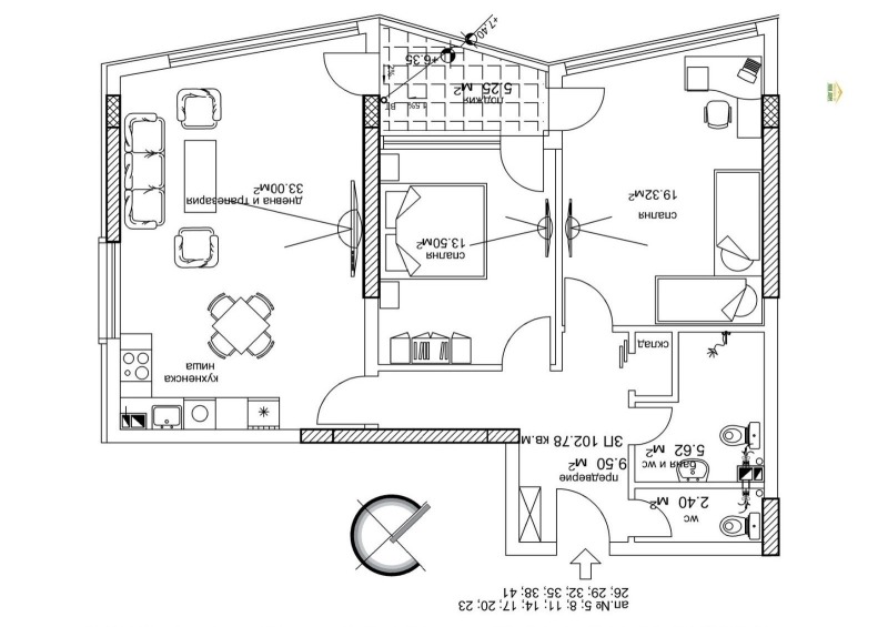 En venta  2 dormitorios Plovdiv , Sadiyski , 117 metros cuadrados | 21131125 - imagen [8]