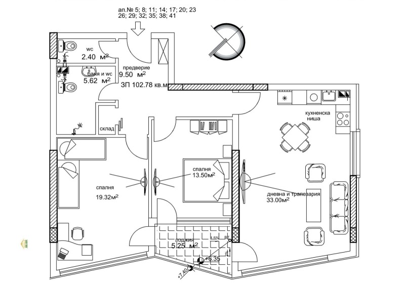 À venda  2 quartos Plovdiv , Sadiiski , 117 m² | 21131125 - imagem [10]