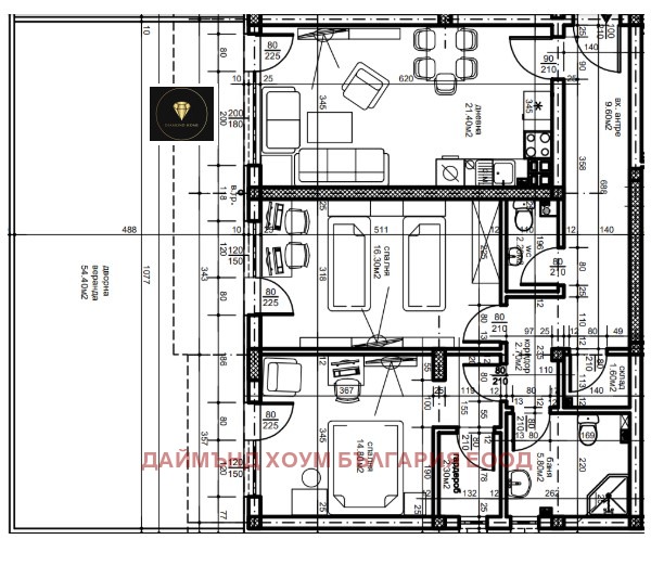 Продава 3-СТАЕН, гр. Пловдив, Южен, снимка 2 - Aпартаменти - 49581523