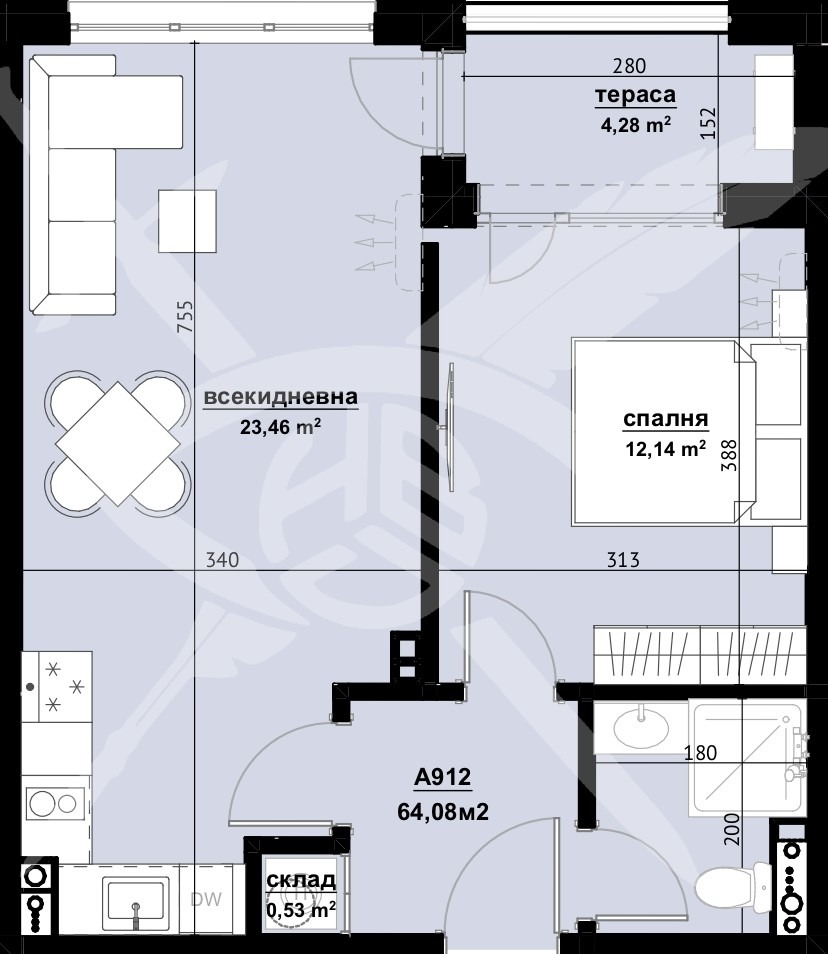 Продава 2-СТАЕН, гр. Бургас, област Бургас