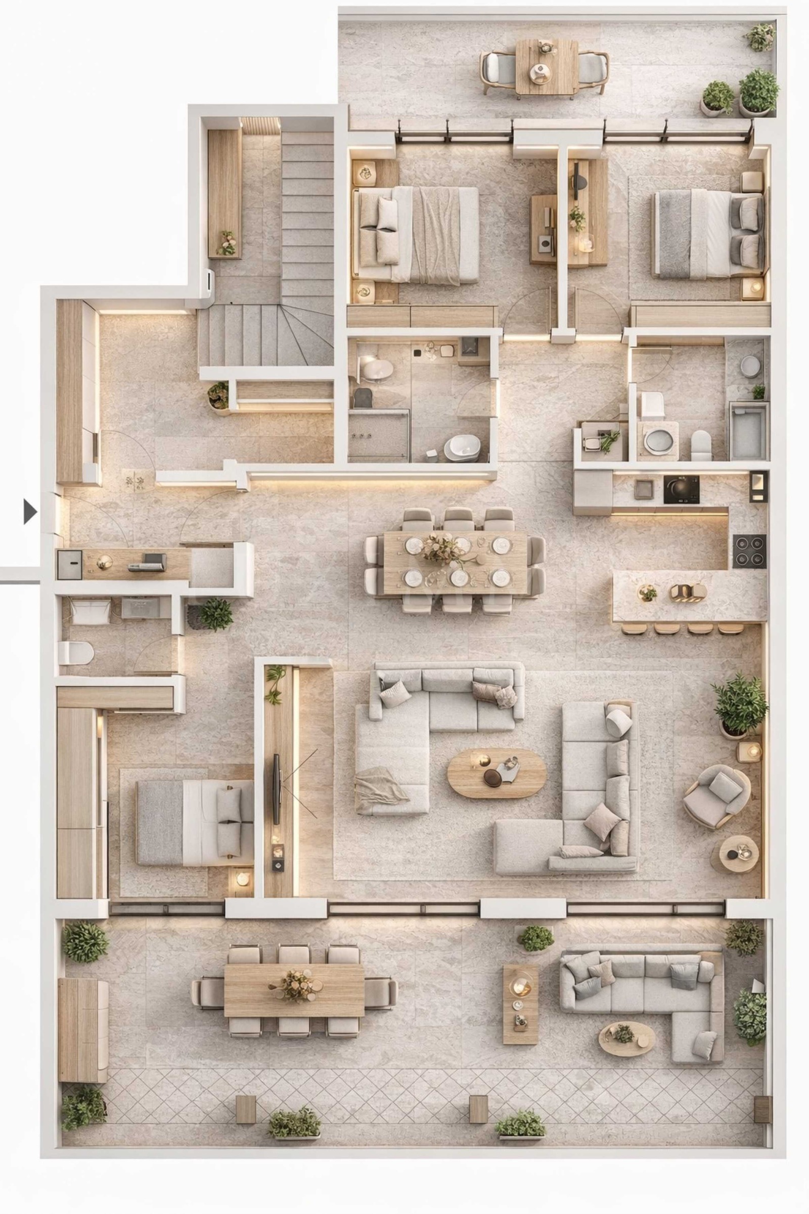 Продава 4-СТАЕН, гр. Пловдив, Кършияка, снимка 8 - Апартаменти - 55374163