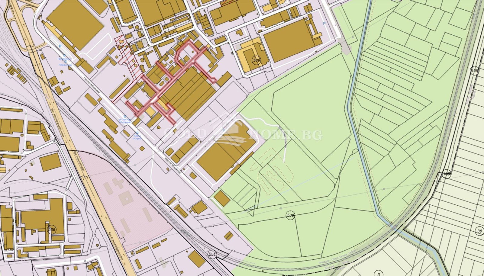 Продава ПАРЦЕЛ, гр. Пловдив, Тракия, снимка 2 - Парцели - 54220250