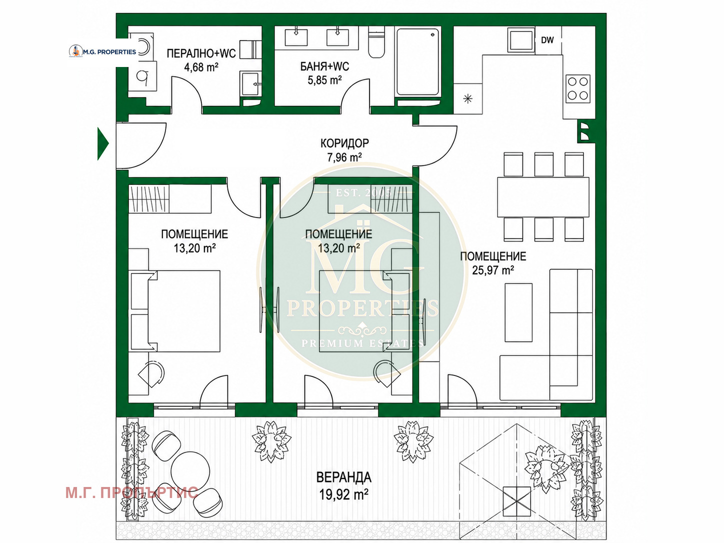Продава 3-СТАЕН, гр. Варна, Бриз, снимка 10 - Апартаменти - 56330762