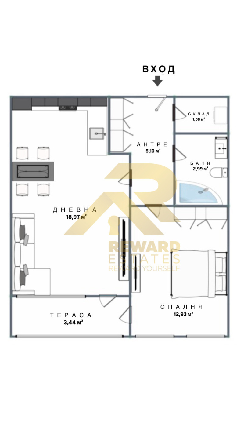 Продава 2-СТАЕН, гр. Костинброд, област София област, снимка 10 - Апартаменти - 52983819