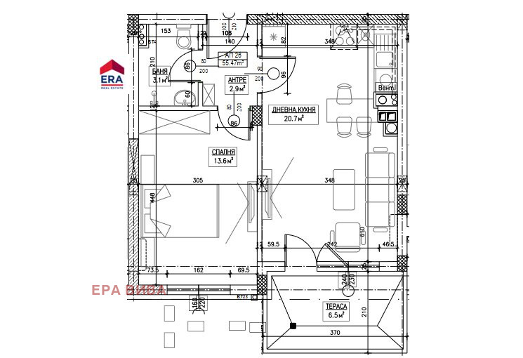 Продава 2-СТАЕН, гр. София, Левски Г, снимка 5 - Апартаменти - 53494830