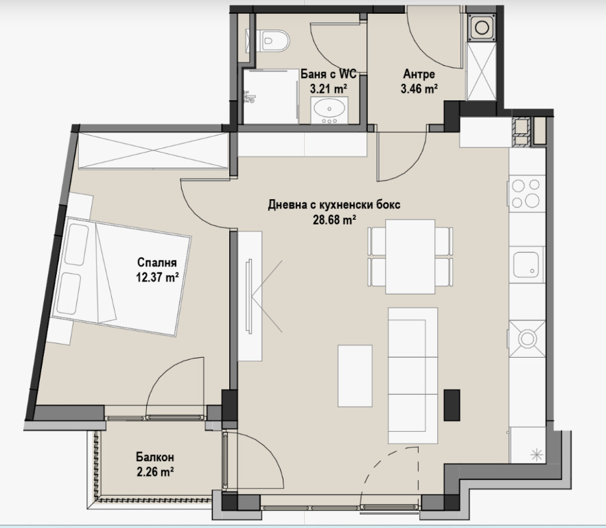 Продава 2-СТАЕН, гр. София, Витоша, снимка 3 - Апартаменти - 52627273