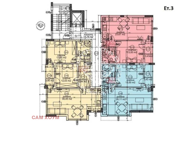 Продава 2-СТАЕН, гр. Варна, Бриз, снимка 3 - Aпартаменти - 48236934