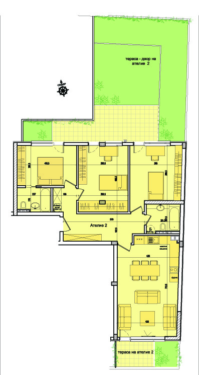 Продается  3 спальни София , Кръстова вада , 194 кв.м | 20998496 - изображение [3]