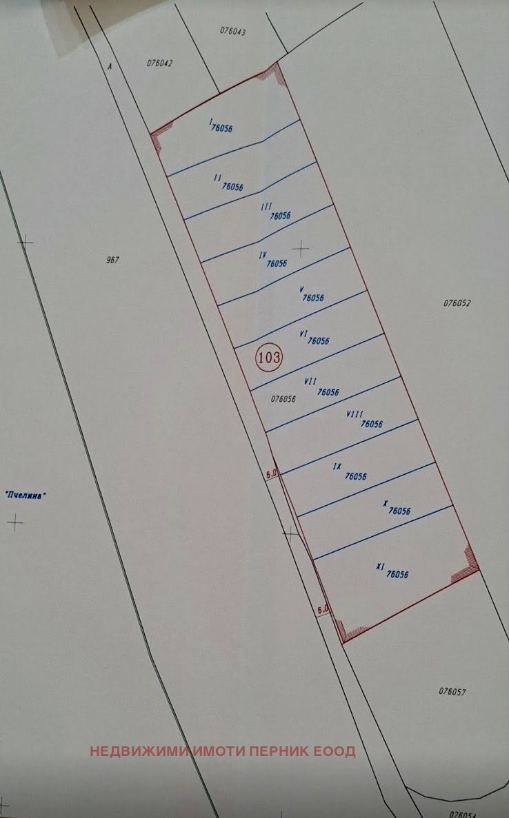 Satılık  Komplo bölge Pernik , yaz. Pçelina , 823 metrekare | 48695824 - görüntü [5]