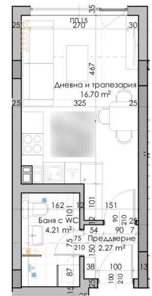 Продава 1-СТАЕН, гр. Пловдив, Южен, снимка 1 - Aпартаменти - 49389876