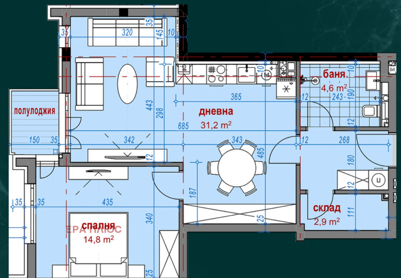 De vânzare  1 dormitor Sofia , Ovcia cupel , 85 mp | 80661624