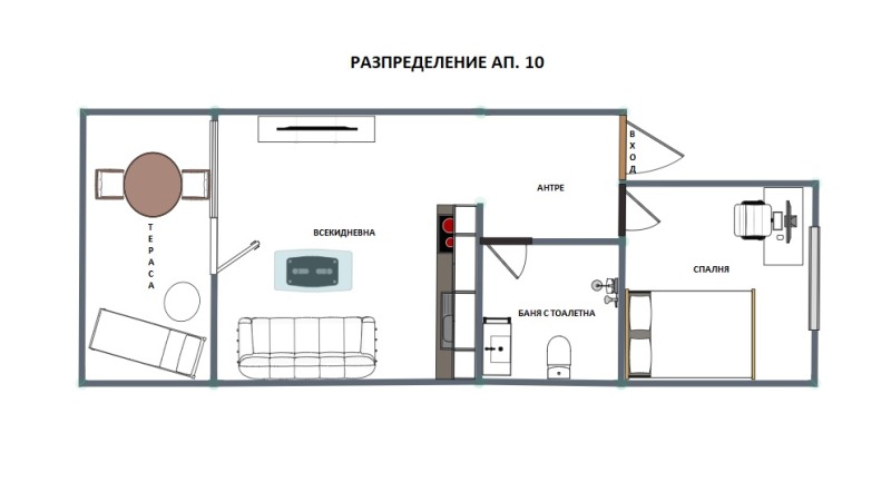 Продава 2-СТАЕН, гр. София, област София-град, снимка 6 - Aпартаменти - 48816669