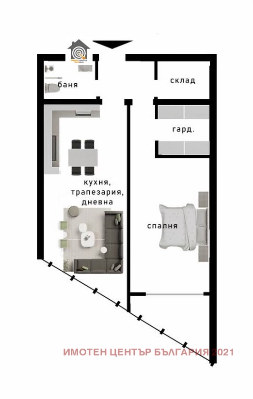 Продава 2-СТАЕН, гр. София, Кръстова вада, снимка 13 - Апартаменти - 54234966