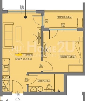 1 bedroom k.k. Zlatni pyasatsi, Varna 8