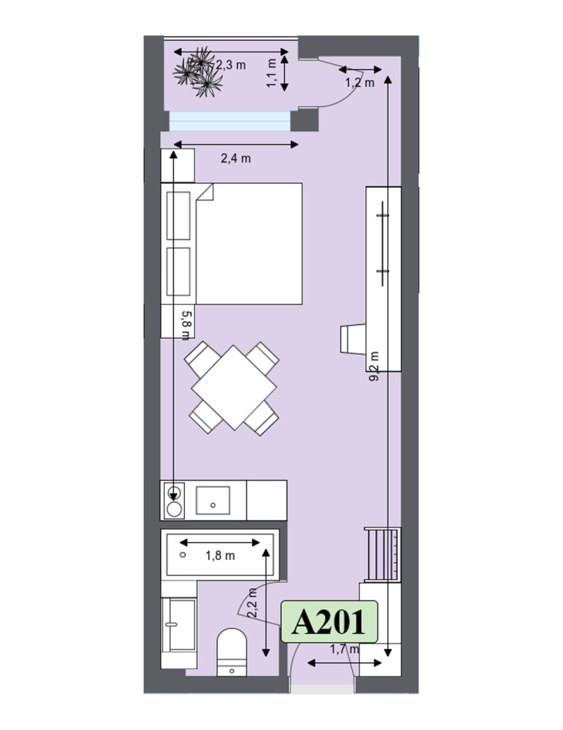 For Sale  Studio region Blagoevgrad , Bansko , 46 sq.m | 98300243 - image [8]