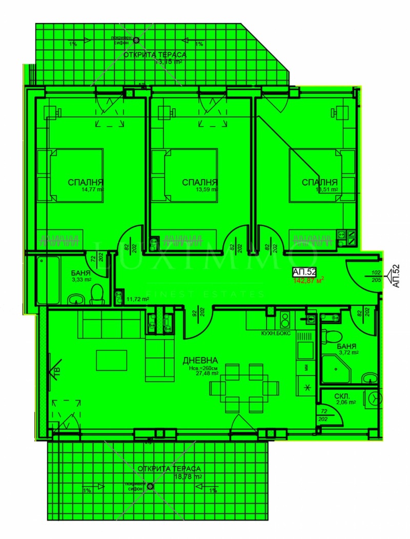 Продава 4-СТАЕН, гр. София, Център, снимка 2 - Aпартаменти - 49356094