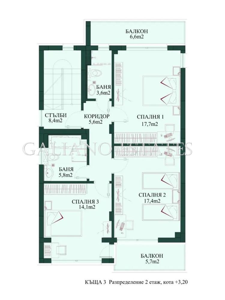 Til salgs  Hus Sofia , m-t Detski grad , 326 kvm | 18987621 - bilde [8]