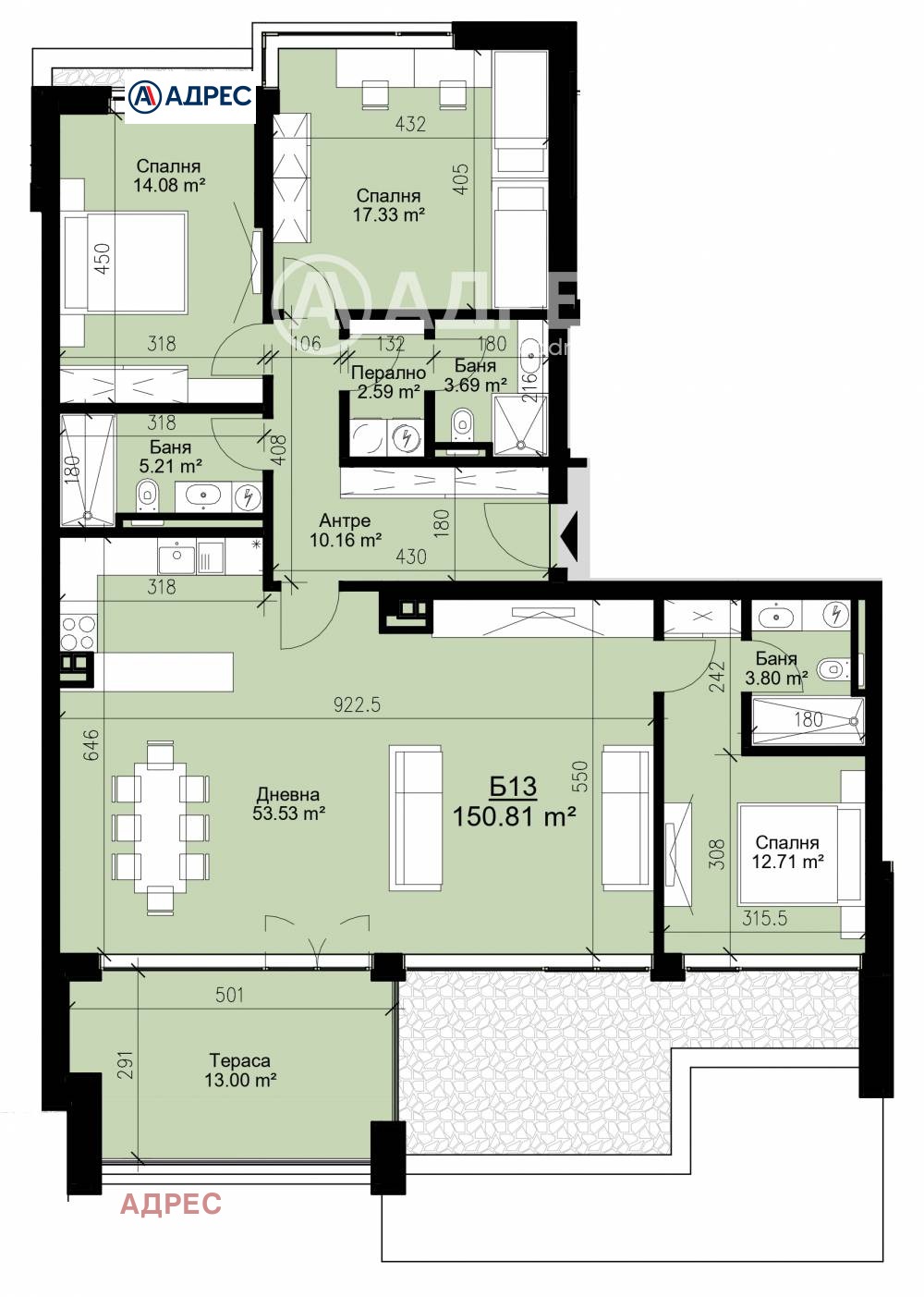 Продава МНОГОСТАЕН, гр. Варна, Бриз, снимка 3 - Апартаменти - 51612227