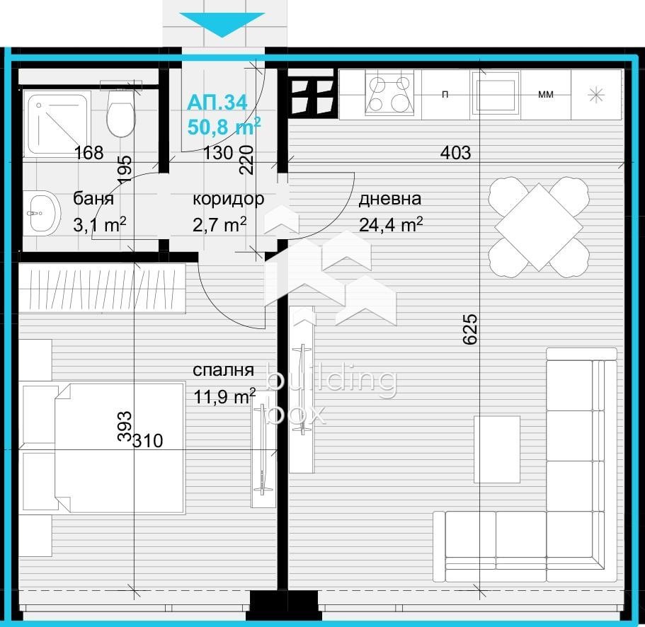 Продава 2-СТАЕН, гр. Варна, Аспарухово, снимка 3 - Апартаменти - 53769659