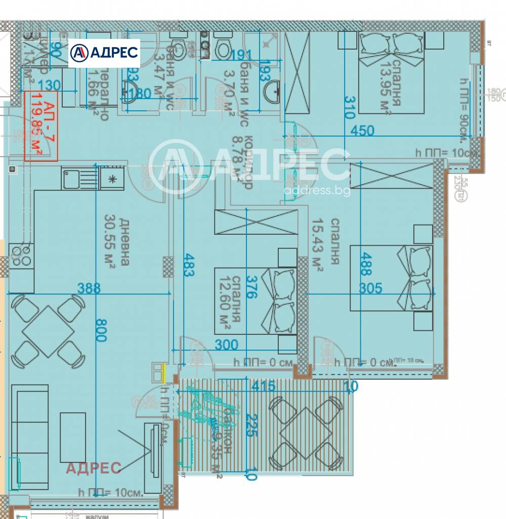 Продава МНОГОСТАЕН, гр. Варна, Виница, снимка 2 - Апартаменти - 53783242