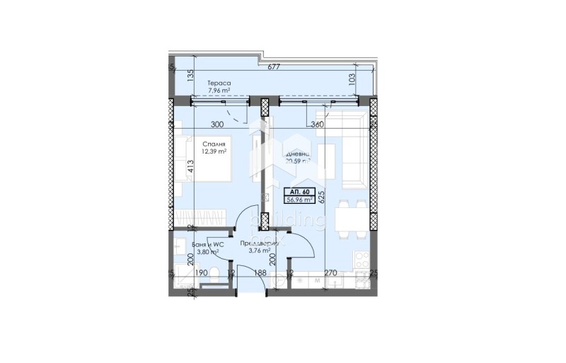 Na prodej  1 ložnice Plovdiv , Trakija , 67 m2 | 86161329 - obraz [8]