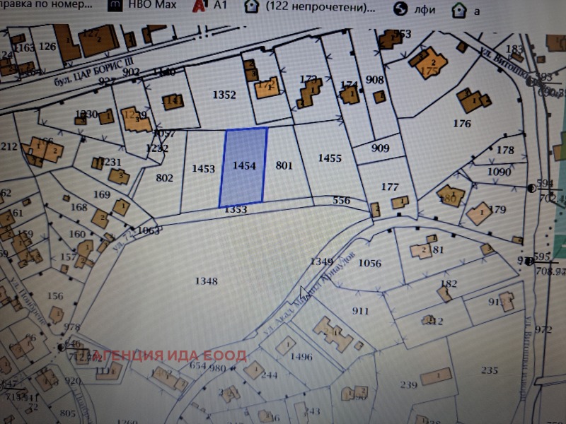Продава ПАРЦЕЛ в град София, Княжево - 2436 кв.м / 194 880 € » 381 152.15 лв., АГЕНЦИЯ ИДА ЕООД