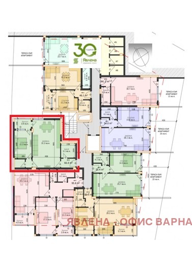 Продаја  1 спаваћа соба Варна , Вазраждане 3 , 77 м2 | 95046653 - слика [2]