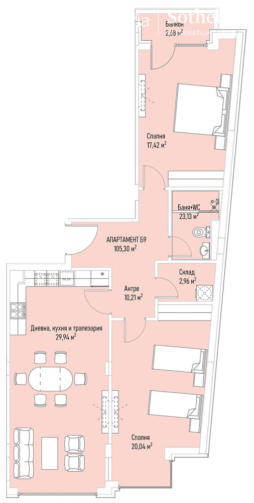 Zu verkaufen  2 Schlafzimmer Sofia , Lozenez , 125 qm | 97912789 - Bild [7]