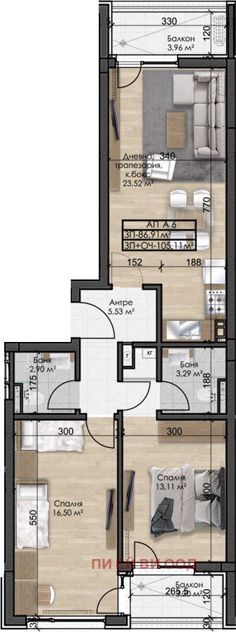 Продава 3-СТАЕН, гр. София, Овча купел, снимка 2 - Апартаменти - 54533704