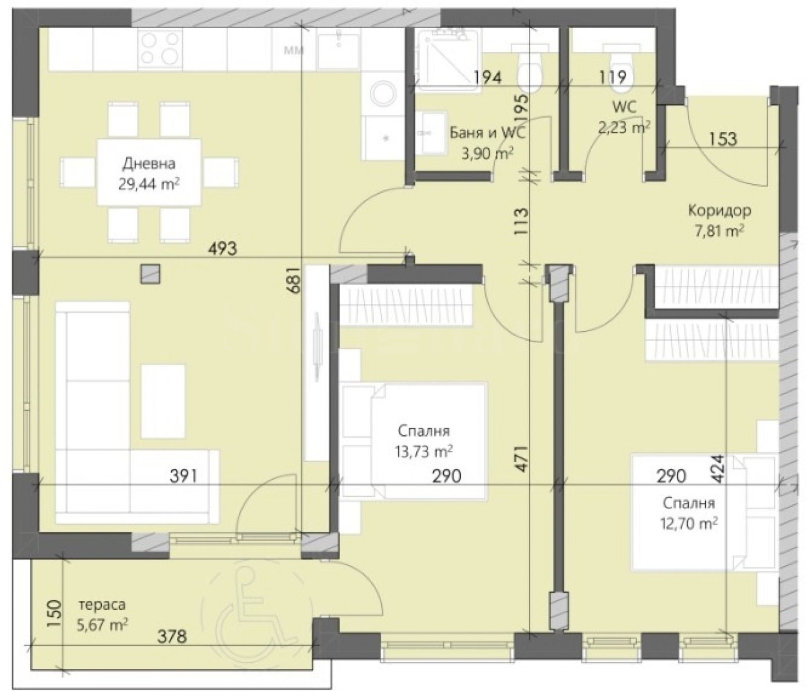 Продава 3-СТАЕН, гр. Пловдив, Кършияка, снимка 2 - Апартаменти - 53154304