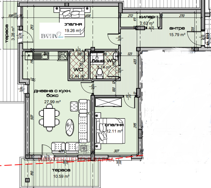 Продава  3-стаен град Варна , Цветен квартал , 177 кв.м | 86535367 - изображение [3]