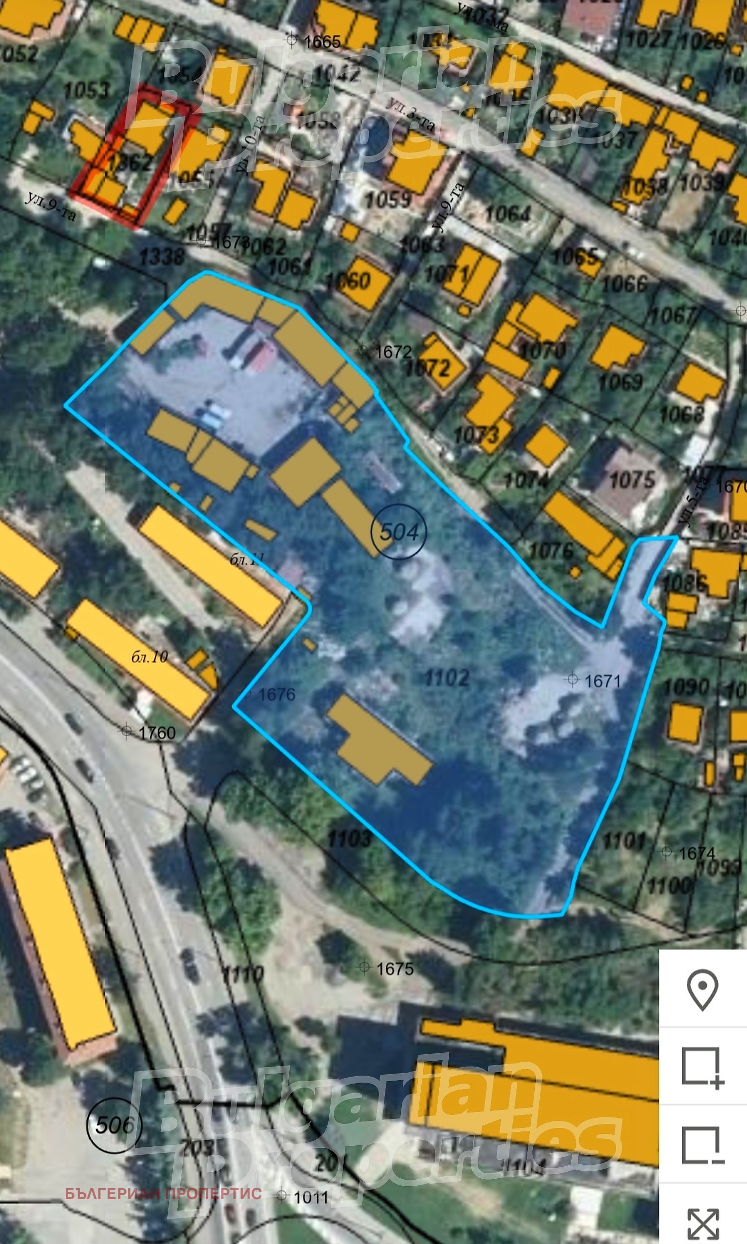 Продава ПАРЦЕЛ, гр. Перник, Център