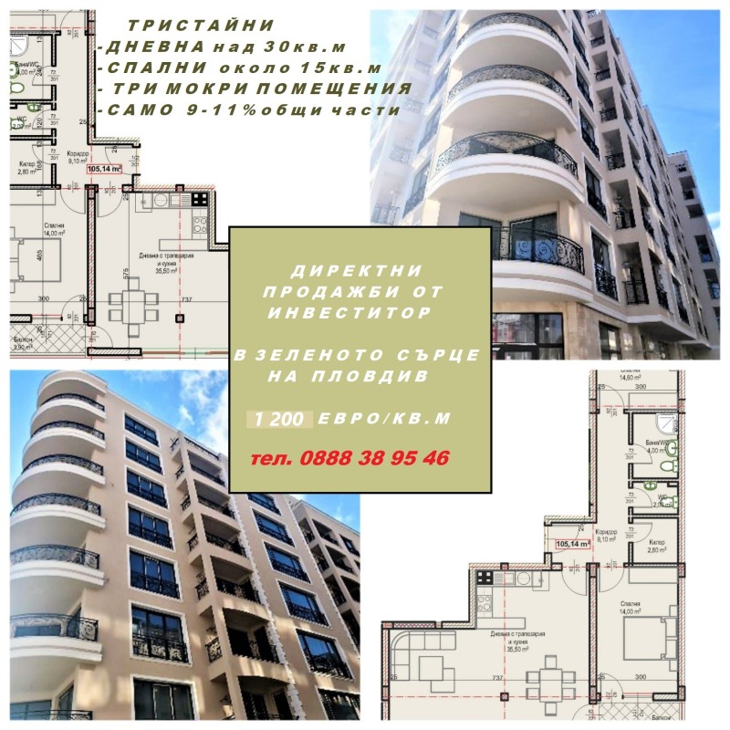 Продава  3-стаен град Пловдив , Пещерско шосе , 124 кв.м | 96304642