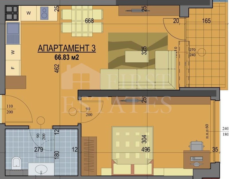 Продава 2-СТАЕН, гр. София, Банишора, снимка 4 - Aпартаменти - 47406935