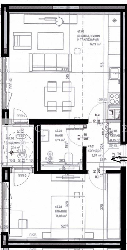 Продава 2-СТАЕН, гр. София, Банишора, снимка 2 - Aпартаменти - 48190769