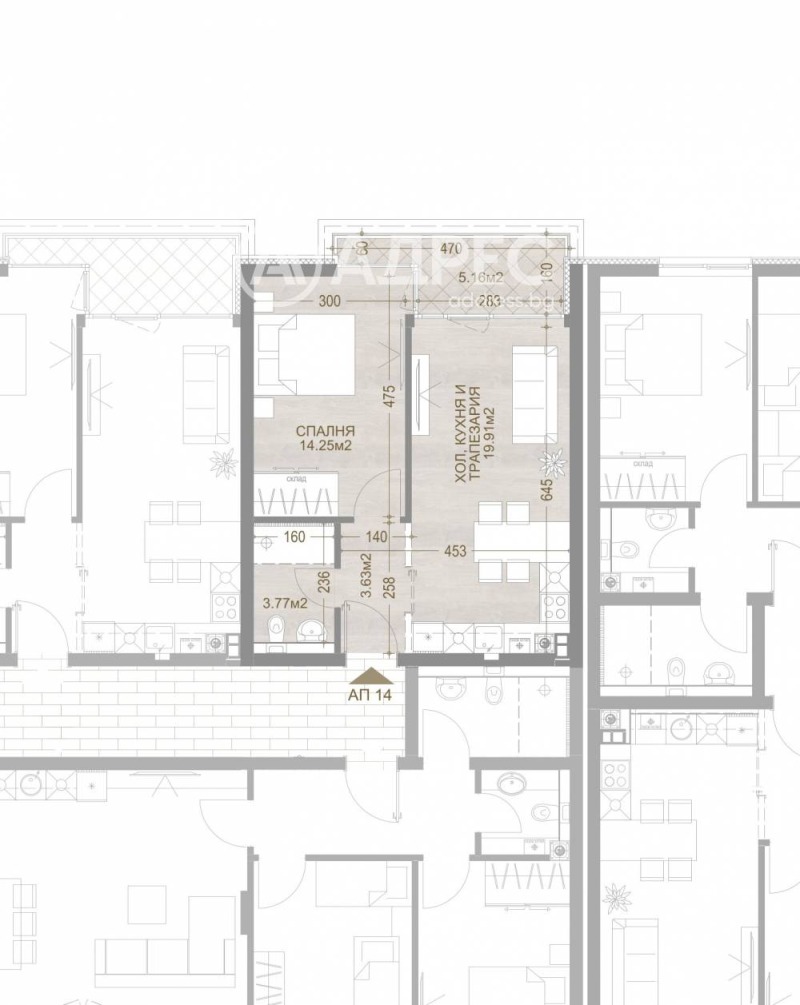Satılık  1 yatak odası Sofia , Manastirski livadi , 65 metrekare | 52351406 - görüntü [6]
