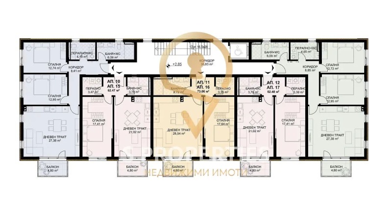 Продава 3-СТАЕН, гр. Варна, Бриз, снимка 6 - Апартаменти - 53354535