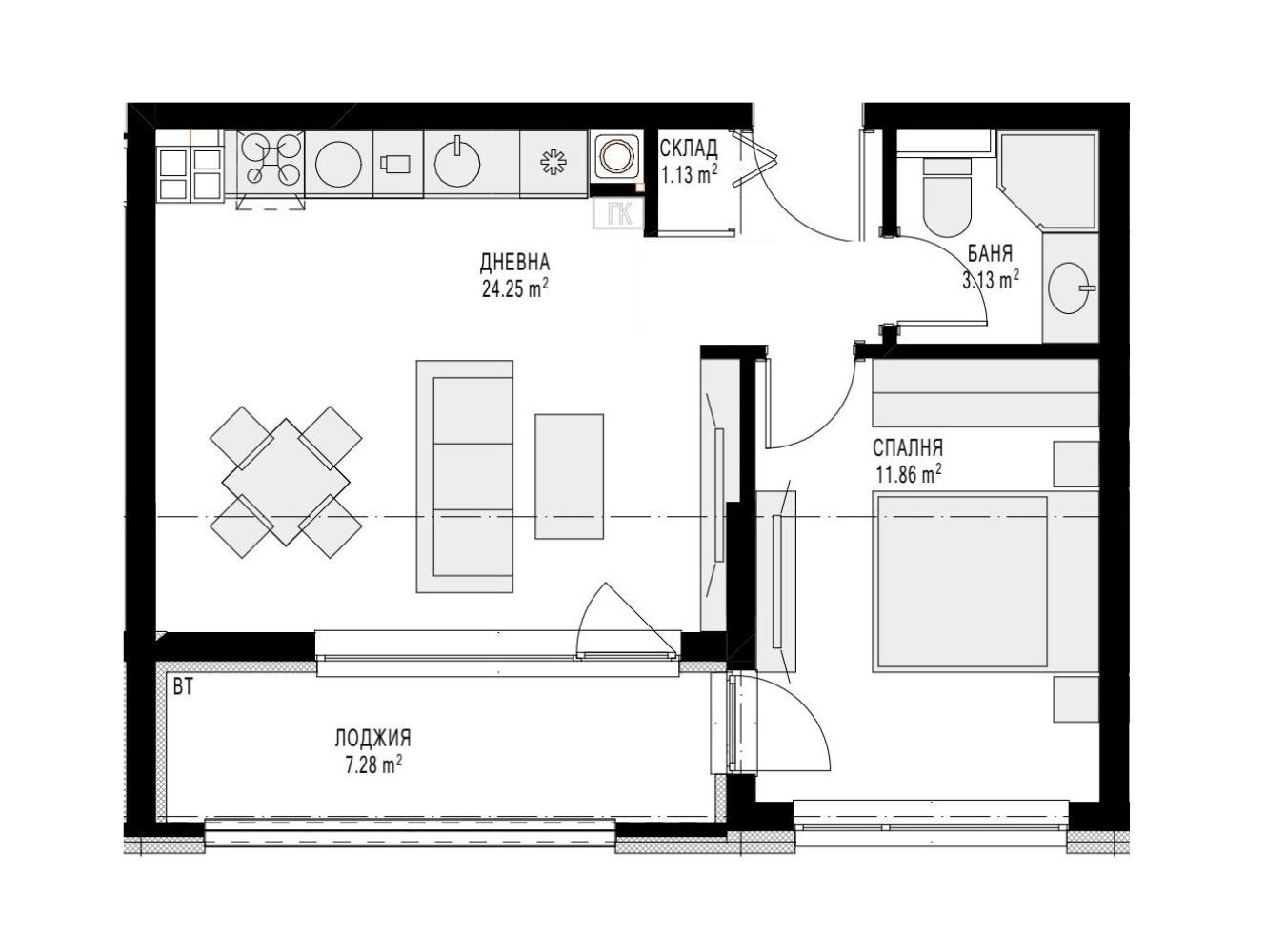 Продава 2-СТАЕН, гр. Варна, Левски 1, снимка 9 - Апартаменти - 56684221