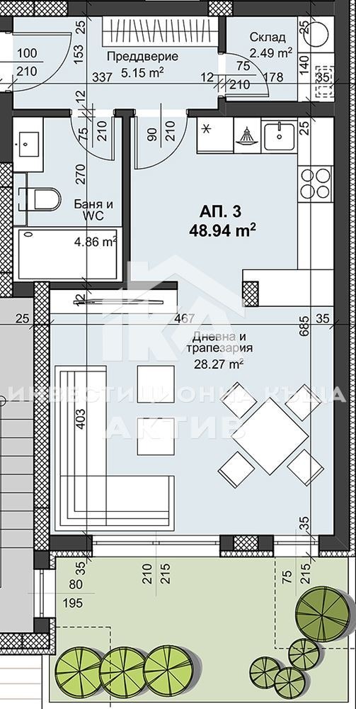 Продава 1-СТАЕН, гр. Пловдив, Христо Смирненски, снимка 12 - Апартаменти - 55220703