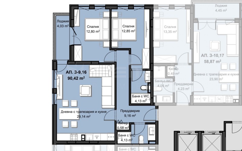 Продава 3-СТАЕН, гр. Пловдив, Христо Смирненски, снимка 4 - Апартаменти - 52804402