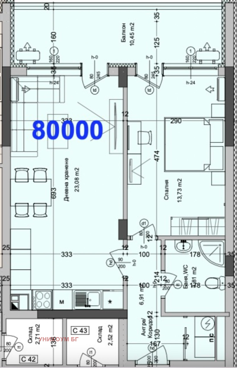 Продава 2-СТАЕН, гр. Бургас, Изгрев, снимка 3 - Aпартаменти - 47589820