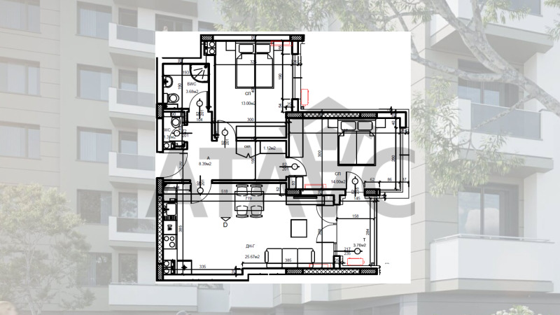 Продава  3-стаен град Пловдив , Христо Смирненски , 104 кв.м | 93045699