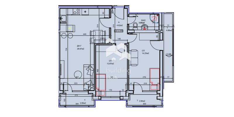 À venda  2 quartos Plovdiv , Centar , 101 m² | 61390878 - imagem [3]