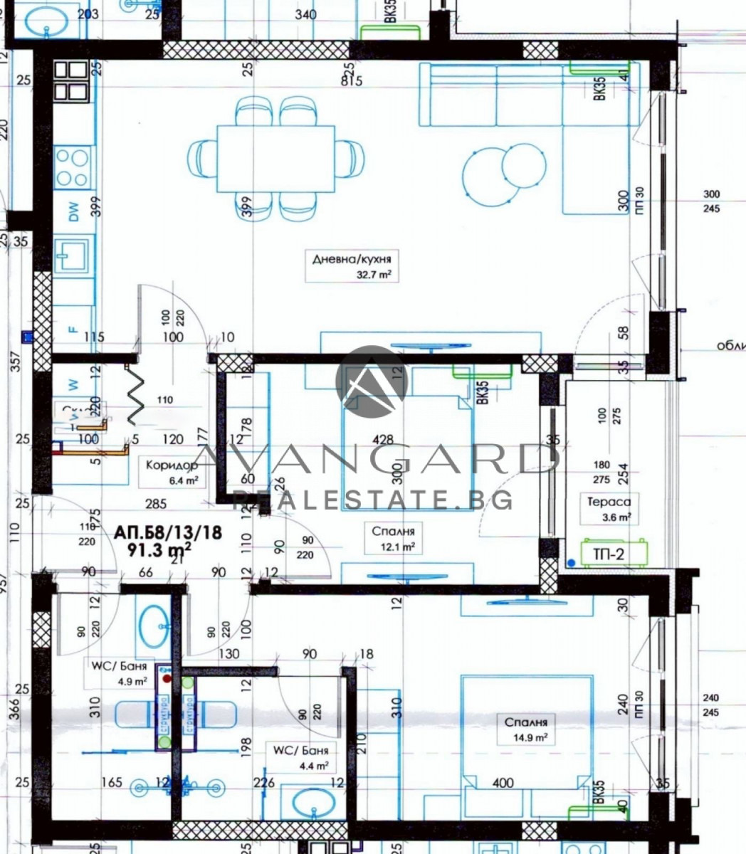 Продава 3-СТАЕН, гр. Пловдив, Кършияка, снимка 9 - Апартаменти - 54593563