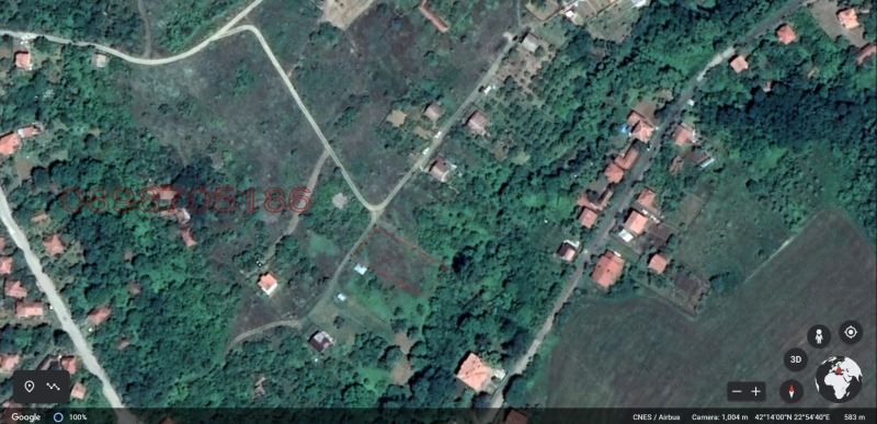 Продава ПАРЦЕЛ, с. Мърводол, област Кюстендил