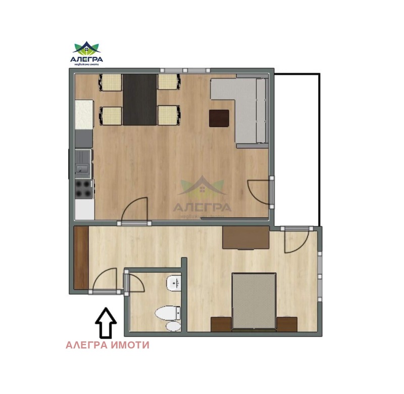 En venta  1 dormitorio Pazardzhik , Promishlena zona , 67 metros cuadrados | 73481163 - imagen [2]