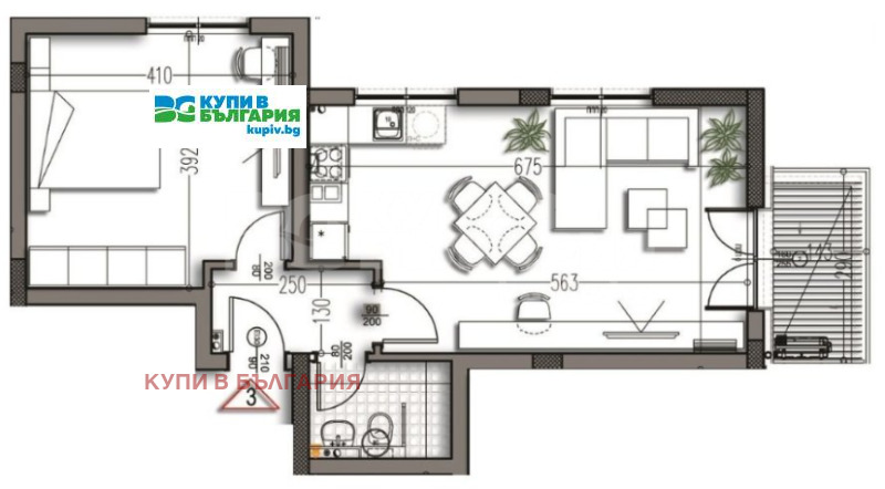 Продава 2-СТАЕН, гр. Варна, Изгрев, снимка 8 - Апартаменти - 52605938